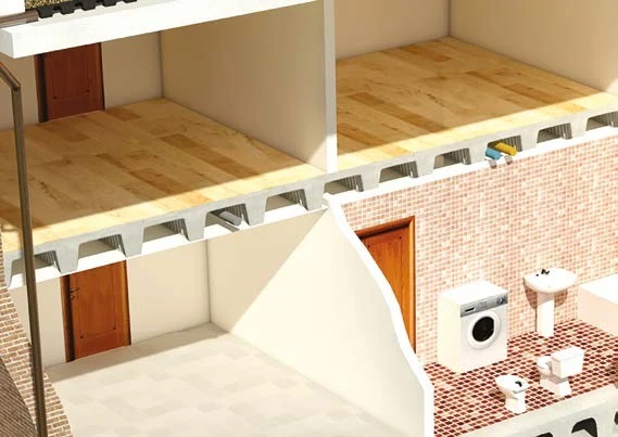 technische Hohlräume in Bürogebäuden optimal nutzen, die Rolle von Schalungssystemen in der Büroarchitektur, 