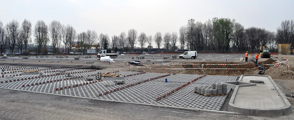 nachhaltige Bauprojekte am Flughafen Linate in Mailand