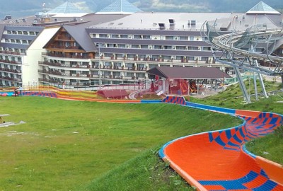 Hotel mit Tubing Bahnen für junge Hotelgäste