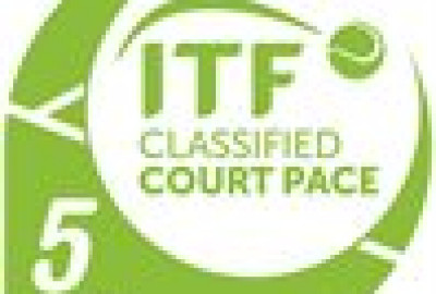 Sportboden Ultimate Plus von der ITF geprüft mit Schnelligkeits-Klasse 5