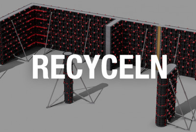 Alte Kunststoff-Schalungen recyceln