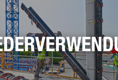 Die Wiederverwendung unserer Schalungen