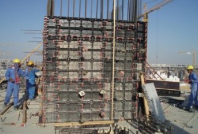 GEOPANEL ist die modulare Betonschalung aus ABS Kunststoff für Mauern, Fundamente und Pfeiler aus Beton