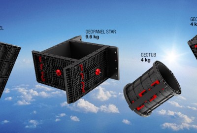 Formen für Schalungssysteme für Hanfbeton