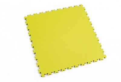 PVC Fliesen Typ 2020 für die Industrie mit Oberfläche Leder-glatt in Gelb