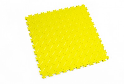 PVC Fliesen Typ 2010 für die Industrie mit Oberfläche Diamant Riffelung in Gelb